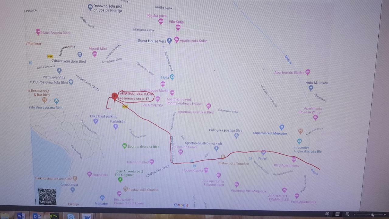 Vila Julija Bled Buitenkant foto